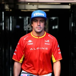 Maillot Kombat Alonso Alpine F1 Rouge Homme