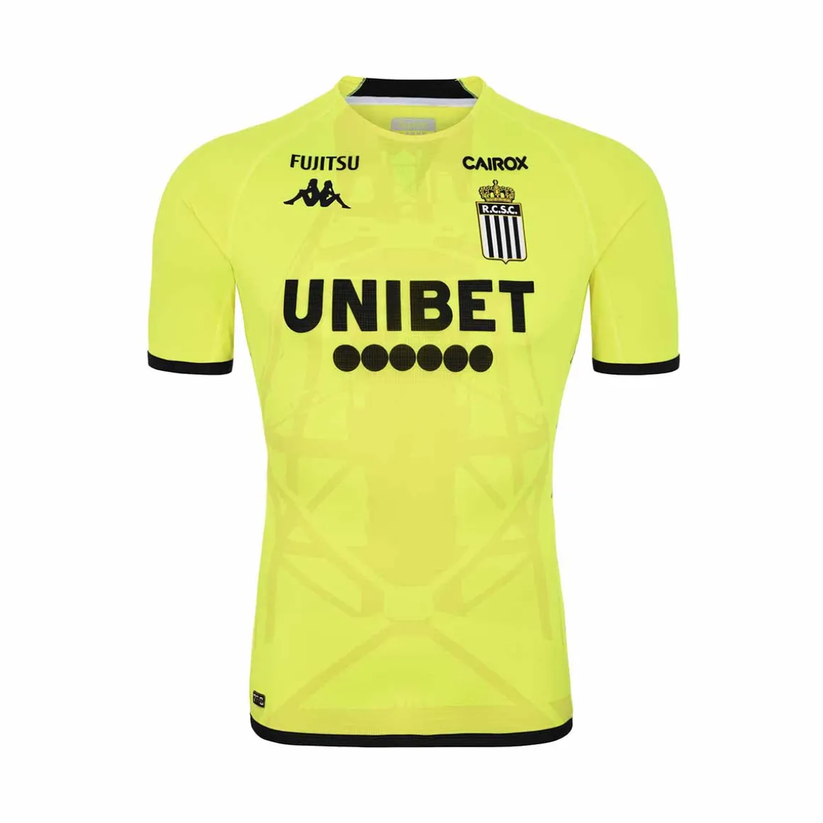 Maillot Kombat Pro Away Rcsc Charleroi 22/23 Jaune Homme