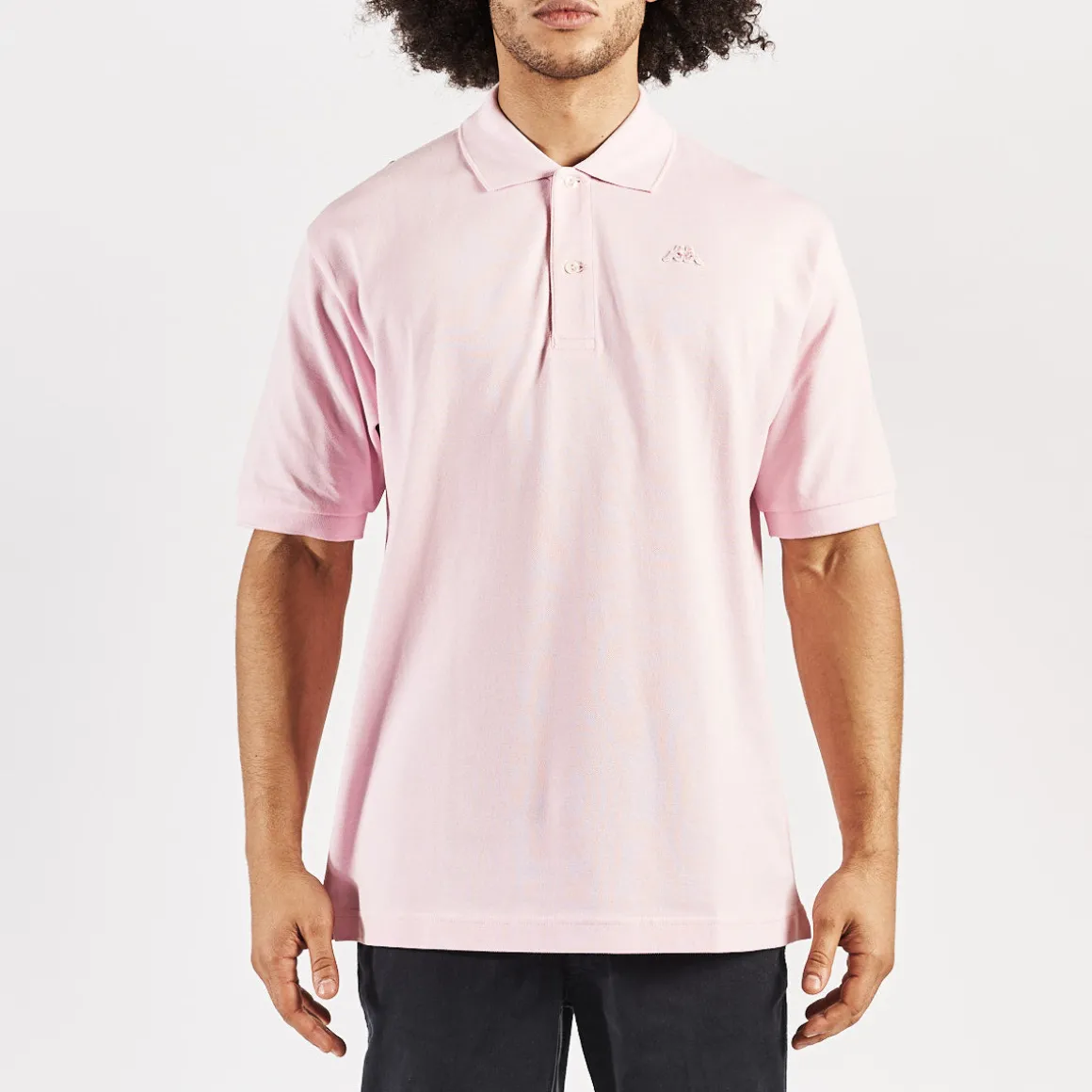 Polo Aarau Robe Di Kappa Rose Homme