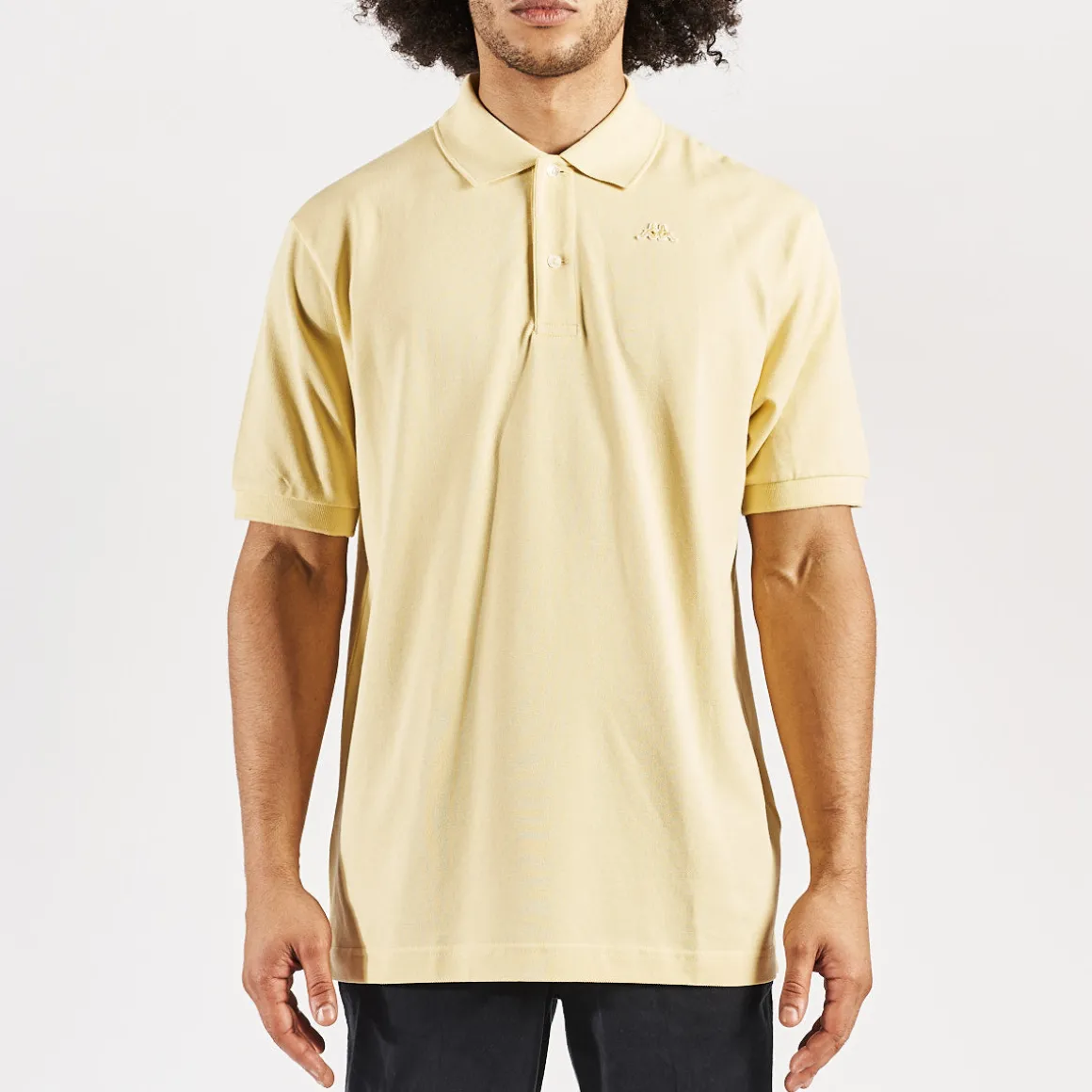 Polo Aarau Robe Di Kappa Jaune Homme