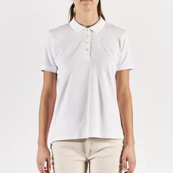 Polo Carly Robe Di Kappa Blanc Femme