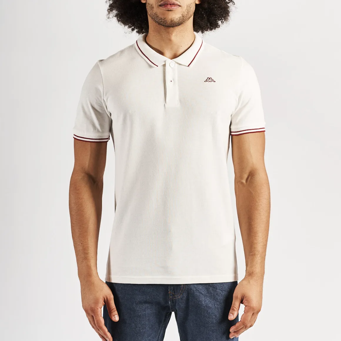 Polo Ezio Blanc Homme