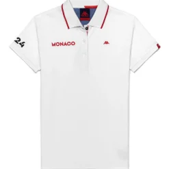 Polo Femme Lou Robe Di Kappa - As Monaco 2023 Blanc