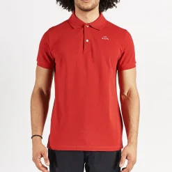 Polo William Robe Di Kappa Rouge Homme