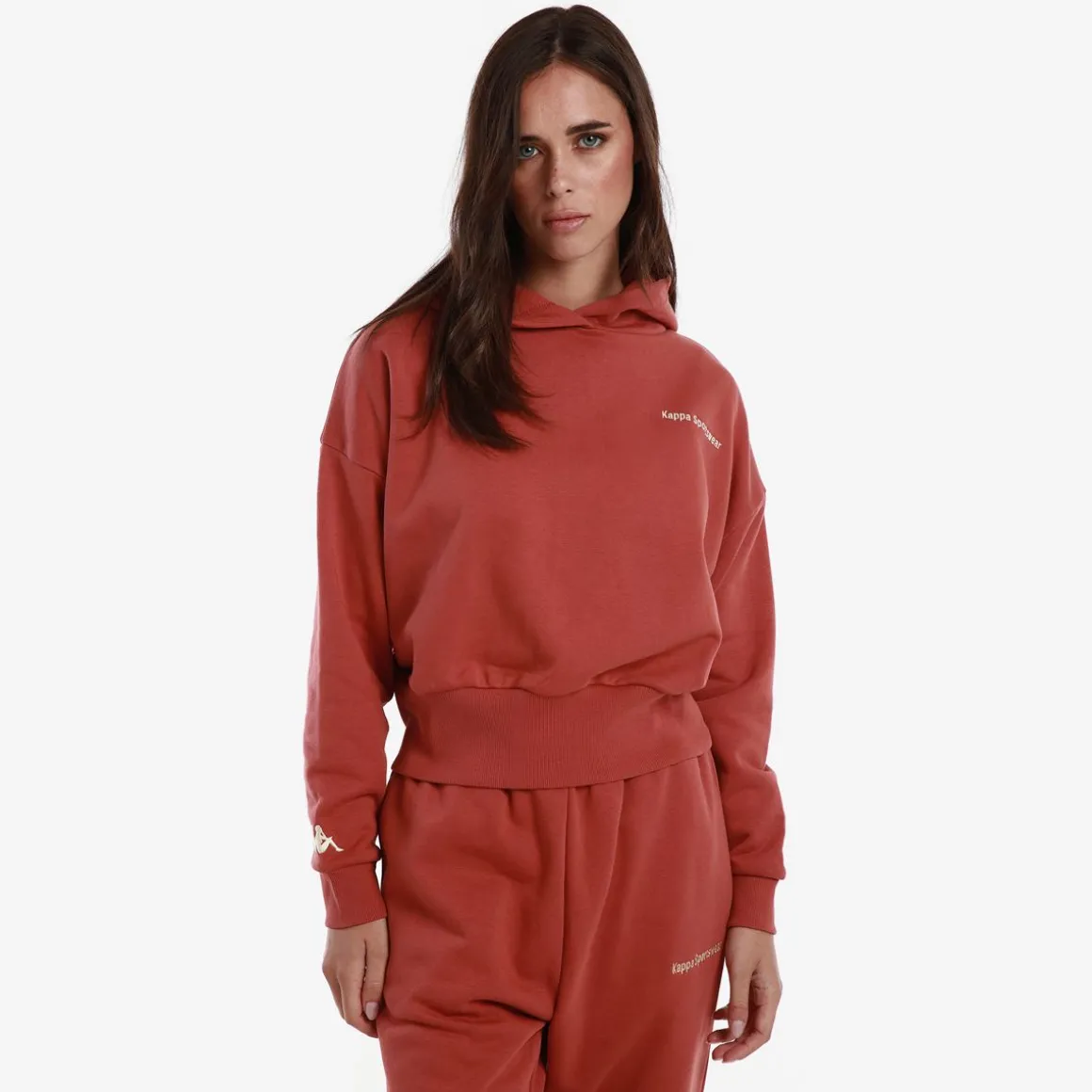 Sweat-Shirt A Capuche Femme Vicky Authentic Marron