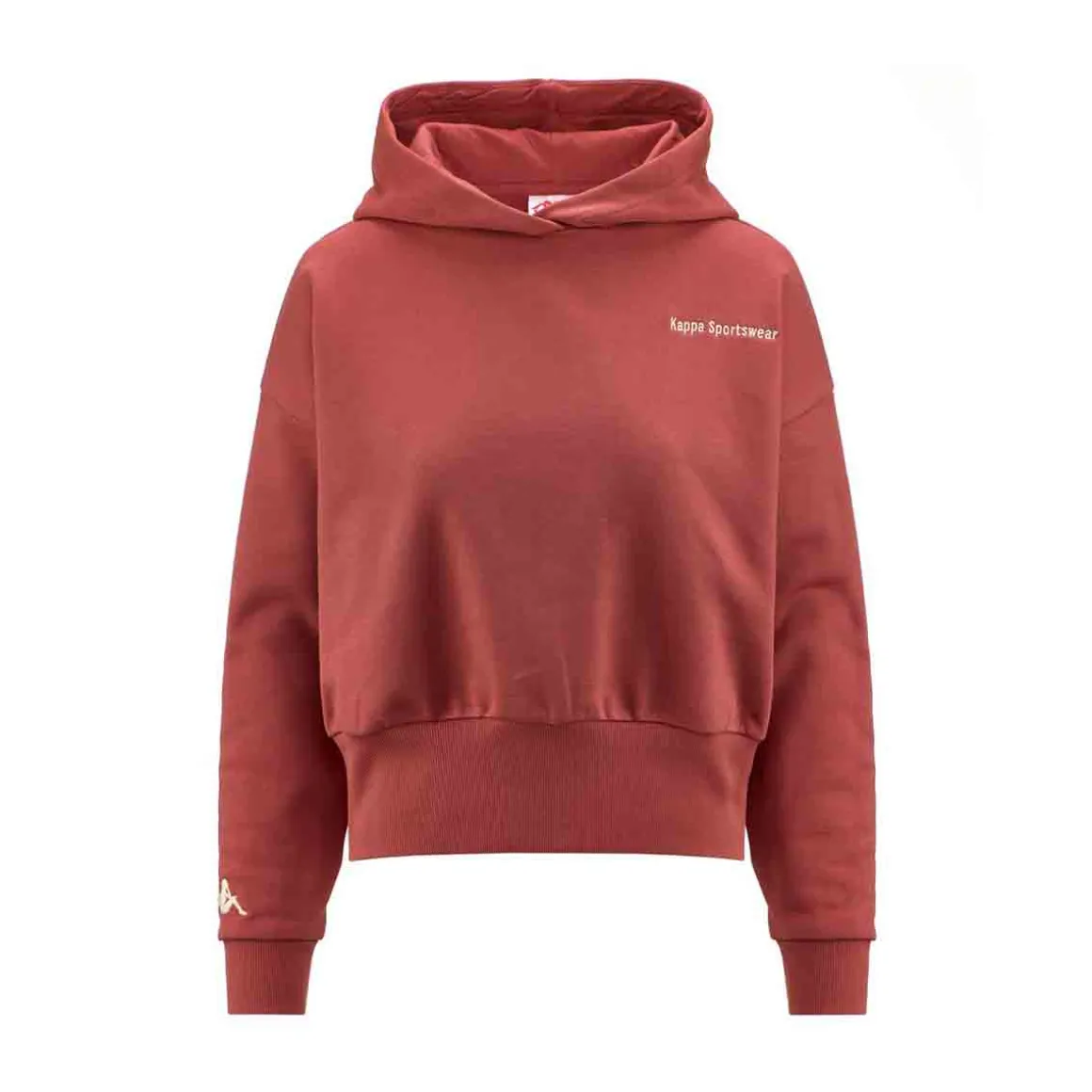 Sweat-Shirt A Capuche Femme Vicky Authentic Marron