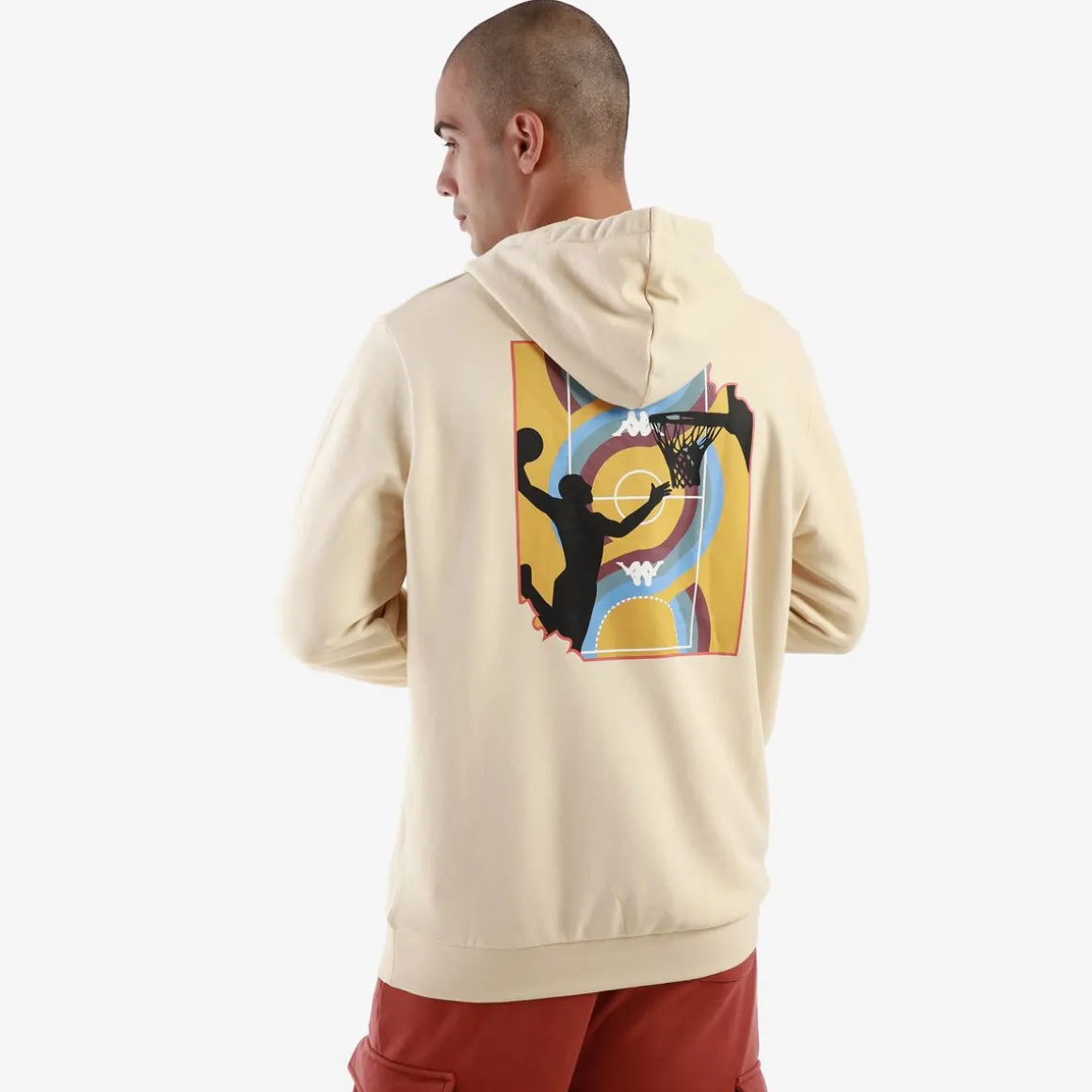 Sweat-Shirt A Capuche Homme Vincent Authentic Beige