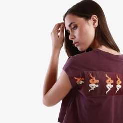 T-Shirt Femme Lavars Authentic Violet