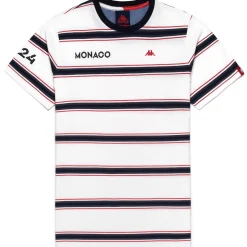 T-Shirt Homme Aya Robe Di Kappa - As Monaco 2023 Blanc