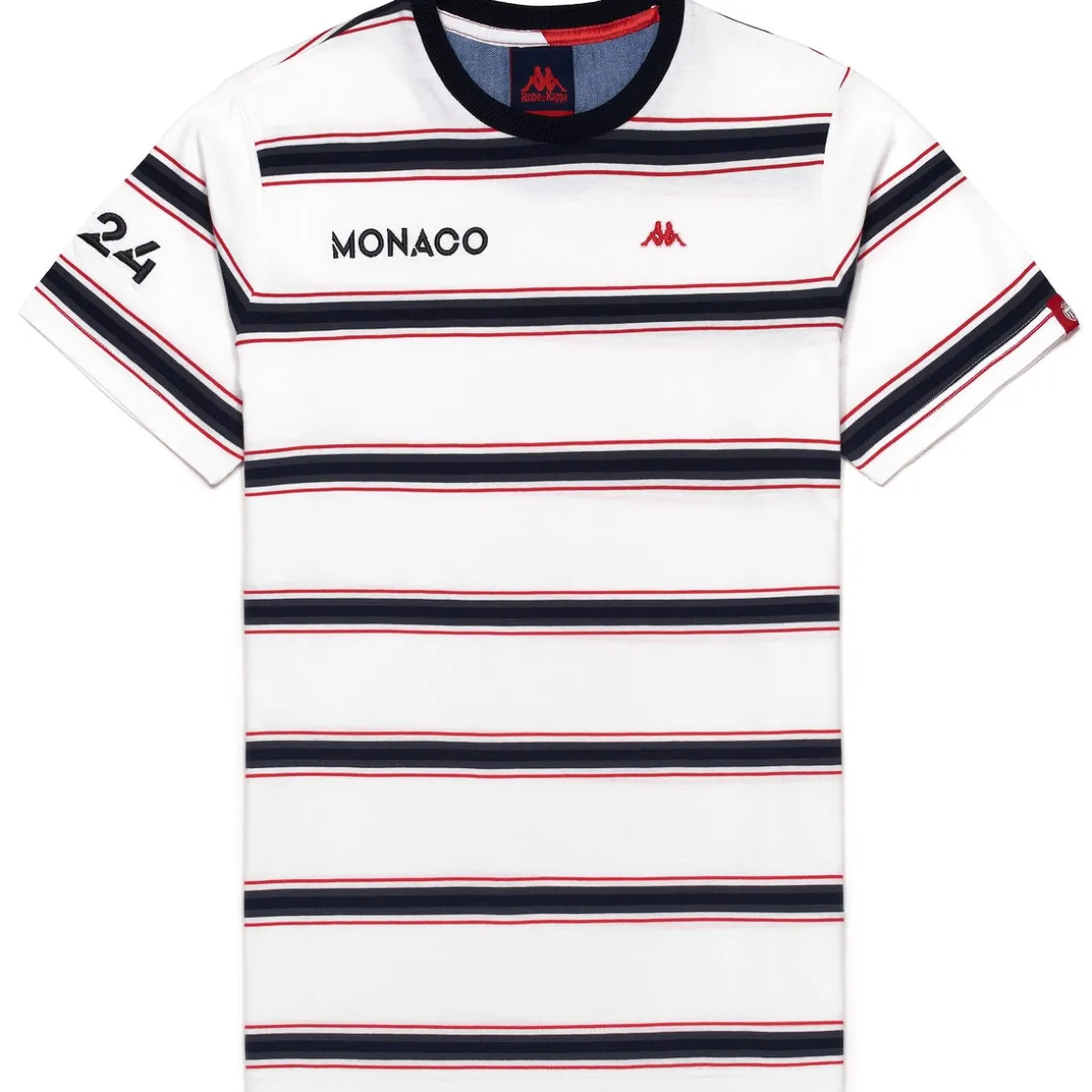 T-Shirt Homme Aya Robe Di Kappa - As Monaco 2023 Blanc