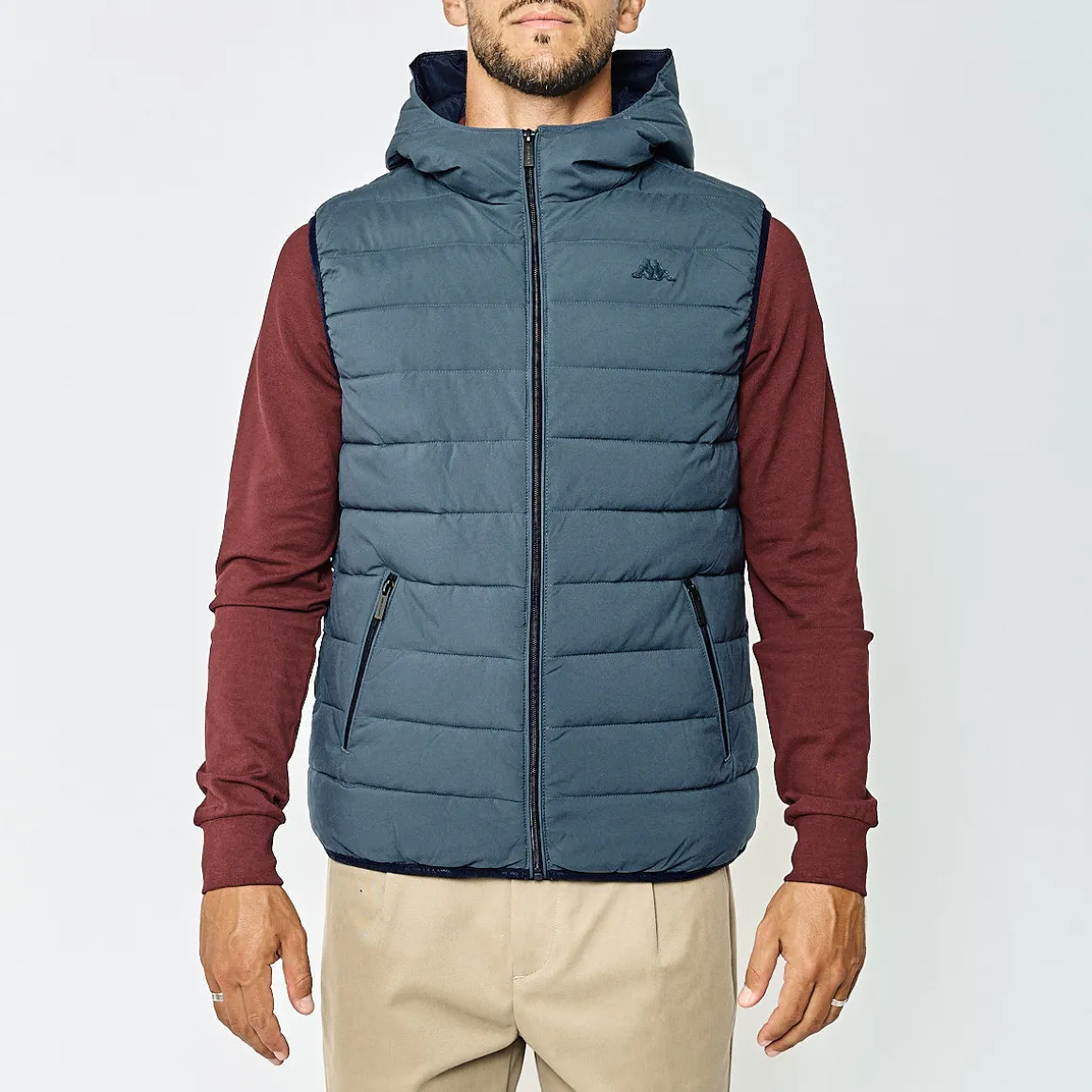 Veste Homme Chico Robe Di Kappa Gris